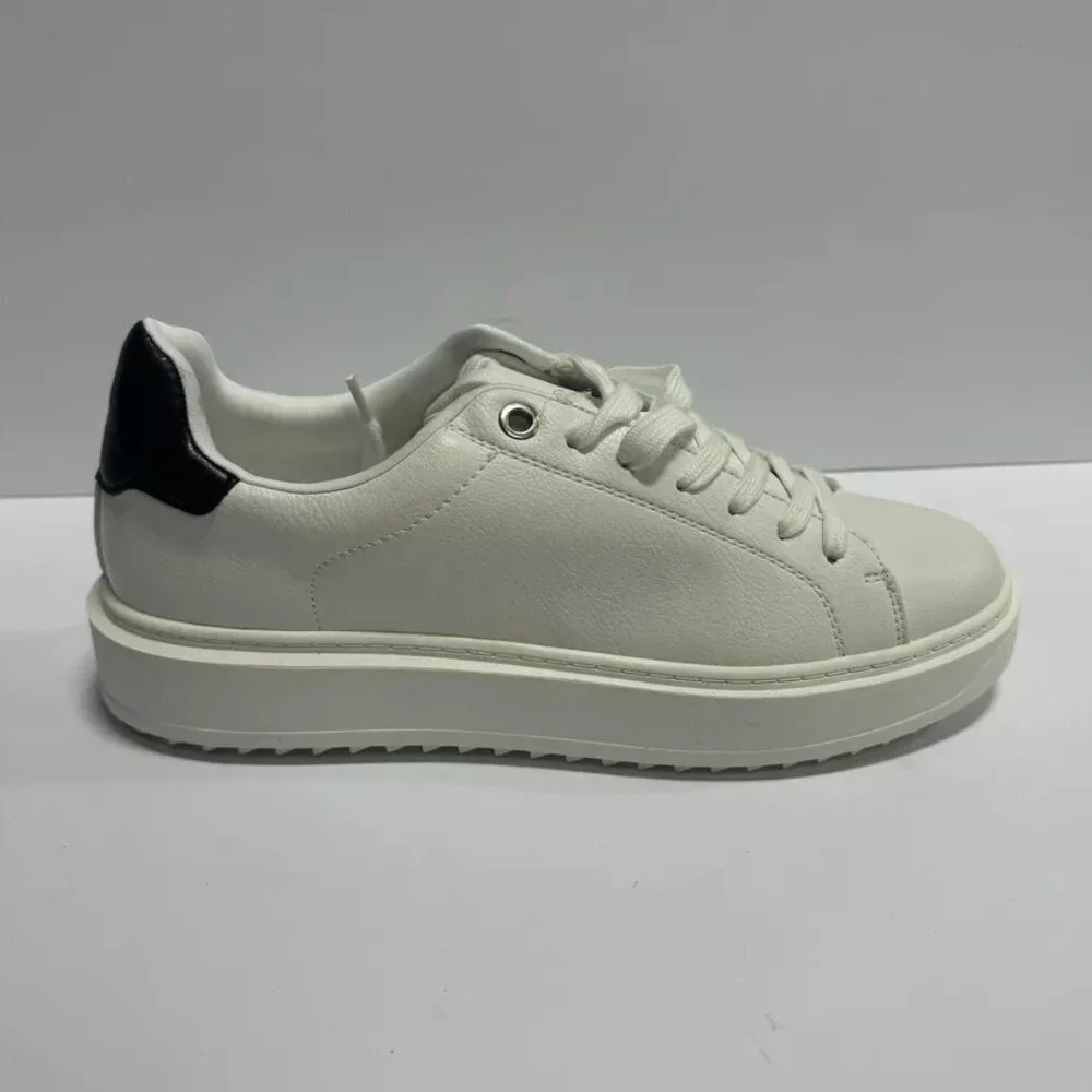 Steve Madden Womens Catcher Sneaker White Size 11 M